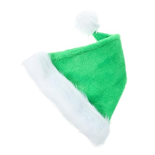 HOLIDYOYO Lange Grüne Weihnachtsmütze Für Erwachsene üsch Weihnachtsmann ütze Bequeme Xmas Hut Weihnachtsaccessoire Für Festliche Anlässe Und Partys von HOLIDYOYO