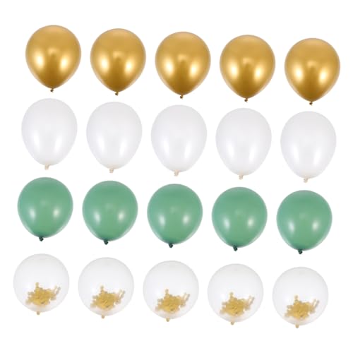 HOLIDYOYO Metallic Latex Ballon Set Avocado Dekorative Ballons Für Hochzeiten Geburtstagsfeiern Und Fotografie Party Zubehör Für Festliche Anlässe von HOLIDYOYO