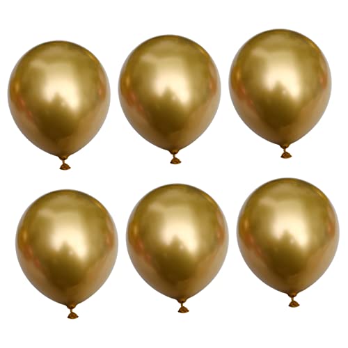 HOLIDYOYO Metallic Latexballons Dicke Deko Ballons Für Hochzeiten Geburtstagsfeiern Babypartys Und Festlichkeiten Ideal Für Kreative Feierdekorationen von HOLIDYOYO