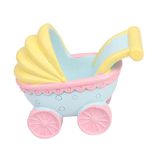 HOLIDYOYO Mini-Ornamente aus Harz Cute Decor Home Decor Niedliche Kuchen Dekoration Kinderwagen Kinderzimmer Dekoration Heimdekoration Auto-Dekor Figur Harzdekor für zu Hause Kindergeschenk von HOLIDYOYO