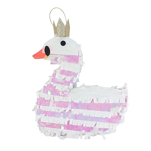 HOLIDYOYO Piñata plastikenten plasure dekoration party surprise toys eaplay Pinata-Spielzeug für Kinder Pinata-Süßigkeitsspielzeug Pinata-Hit-Spielzeug Pinata-Spielzeug aus Papier Pappe Weiß von HOLIDYOYO