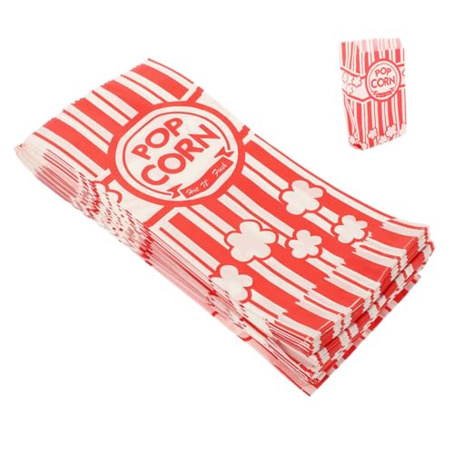 HOLIDYOYO Popcorn Papiertüten Frittierfeste Popcorn Verpackungstaschen Für Filmabende Snackbehälter Und Partydekorationen von HOLIDYOYO