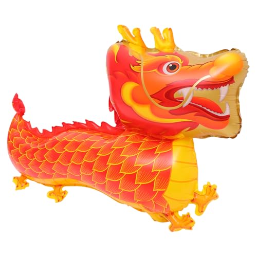 HOLIDYOYO Sternzeichen-drachen-ballon Frühlingsfest-dekoration Dekoration Zum Jahr Des Drachen Chinesischer Neujahrsballon Jumbo-drachenballon Chinesische Glücksballons Aluminiumfolie von HOLIDYOYO