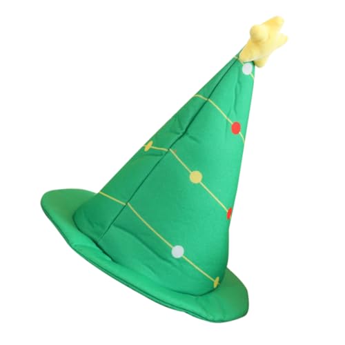 HOLIDYOYO Weihnachtsbaum-hut Elegante Kopfbedeckung Für Weihnachtsfeiern Kostüm Für Erwachsene Urlaubsdeko Bequeme Passform Partygeschenk in Großen Mengen von HOLIDYOYO