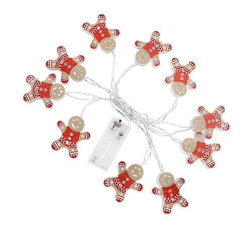 HOLIDYOYO Weihnachtsdeko Lichterkette Mit 10 LED Schneemann Motiven Batteriebetriebene Festliche Beleuchtung Für Innen Und Außendekoration Ideal Für Feiertagsatmosphäre Und von HOLIDYOYO