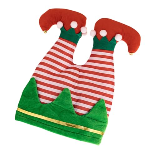 HOLIDYOYO Weihnachtskopfschmuck Elfenhose Partyhut Herren Elf Hosen Hüte Weihnachtsmütze Dekoration Weihnachtsschmuck Gnomenhüte Weihnachtskostüm Hüte Narrenhüte Weihnachtsdeko Pp Baumwolle von HOLIDYOYO