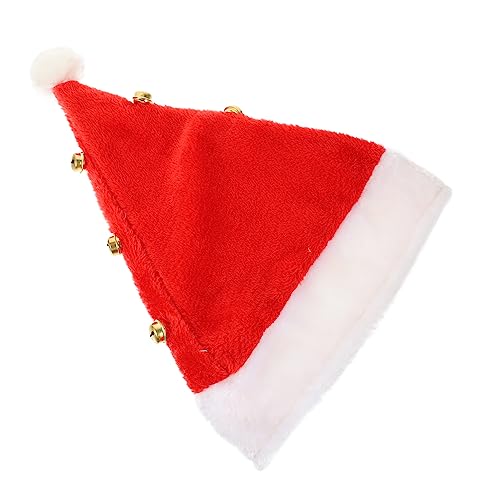 HOLIDYOYO üsch Weihnachtsmütze Für Erwachsene Mit Glockendekoration Lustige Weihnachtsaccessoires Für Festliche Anlässe Ideale Requisite Für Weihnachtsfeiern Und Kostümveranstaltungen von HOLIDYOYO