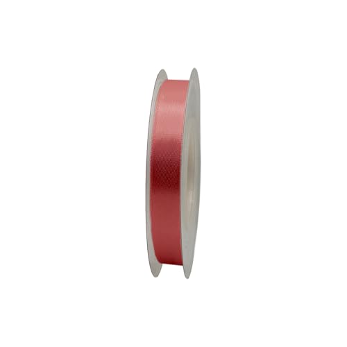 Satinband, 10 mm x 22 m, Geschenkband, Satinband, Geschenkband, dekoratives Band, Stoff (Rosa, 1 cm x 22 m) von HOME SOLAZZIA