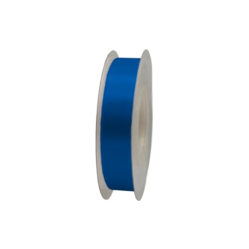 Satinband, 15 mm x 22 m, Geschenkband, Satinband, Geschenkband, dekoratives Band, Stoff, Blau, 1,5 cm x 22 m von HOME SOLAZZIA