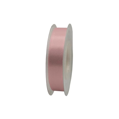 Satinband, 15 mm x 22 m, Geschenkband, Satinband, Geschenkband, dekoratives Band, Stoff (Rosa, 1.5 cm x 22 m) von HOME SOLAZZIA