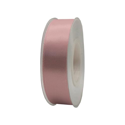 Satinband, 20 mm x 22 m, Geschenkband, Satinband, Geschenkband, Dekoband, Stoff, Rosa, 2 cm x 22 m von HOME SOLAZZIA