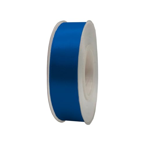 Satinband, 20 mm x 22 m, Geschenkband, Satinband, Geschenkband, dekoratives Band, Stoff (Blau, 2 cm x 22 m) von HOME SOLAZZIA