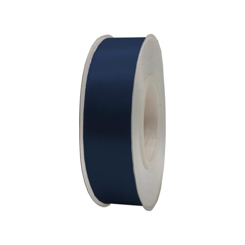 Satinband, 20 mm x 22 m, Geschenkband, Satinband, Geschenkband, dekoratives Band, Stoff (blau, 2 cm x 22 m) von HOME SOLAZZIA