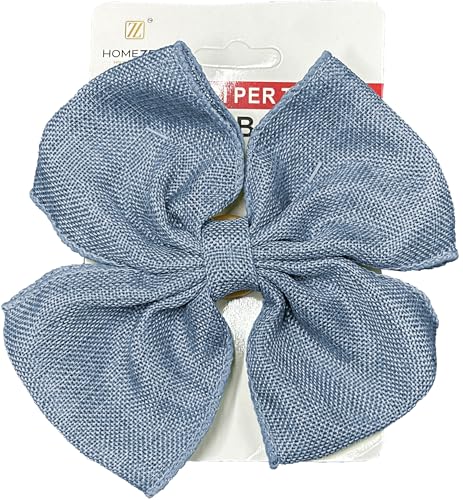 CHIFFON Raffhalter Schleife Ästhetische Vorhang Clip Art RIBBON für Dekoration für Wohnzimmer zu Hause (Hellblau) von HOME ZEN HOUSEHOLD LINEN