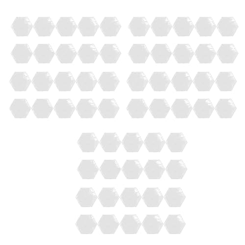 HOMEDEK 60 Stücke Klar Acryl Hexagon Tischkarten Hochzeitsdekoration für Tischnummern Gastname von HOMEDEK