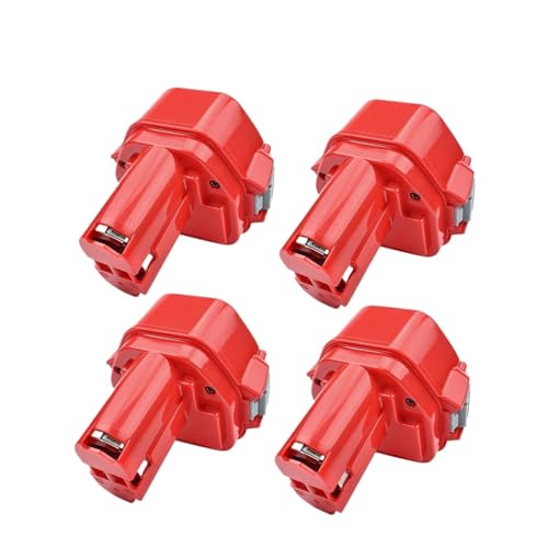 HOMEWQ Ersatzakku kompatibel mit Makita 12 V 3,0 Ah/4,0 Ah NiMH wiederaufladbarer Akku Elektrowerkzeuge Bateria PA12 1220 1222 1235 1233S 6271D L50(4PACK 3.0Ah) von HOMEWQ