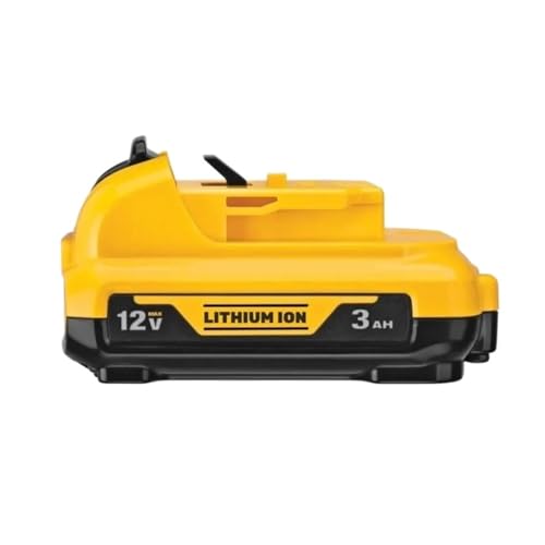 HOMEWQ Kabellos/wiederaufladbar, kompatibel mit Dewalt DCB120 Lithium-Ionen-Akkus, 12 V, 3,0 Ah, Akku DCB124 DW089LG DCD701F2, Elektrowerkzeuge/Laser-Wasserwaage(1 PCS 3.0Ah) von HOMEWQ