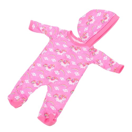 HOMFAMINI 1 Set Simulation Puppenkleidung Mädchen Puppenkleidung Puppenkleidung Overall 18 Zoll Puppenkleidung 18 Zoll Puppenoutfit Kleidung Für Puppen Puppenspielanzug Puppenoverall Kostüm von HOMFAMINI