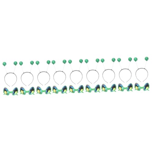 HOMFAMINI 18 Stk Außerirdische Brille Mode Sonnenbrillen Festival-haare Abschlussball Requisiten Kopfschmuck Für Den Abschlussball Modische Brille Party-cosplay Alien-stirnband Plastik Green von HOMFAMINI