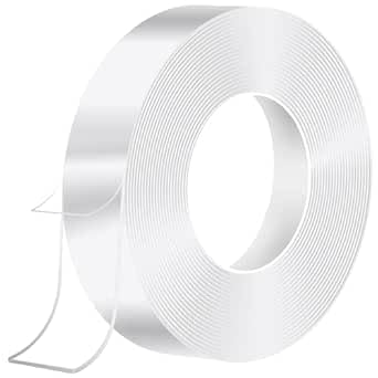 HOMMAND 10m Doppelseitiges Klebeband Extra Stark Transparent, Nano Double Sided Tape, Abnehmbar Spurlos Klebeband Doppelseitig Dünn für Teppich, Foto Wand, Küche, Zuhause, Auto von HOMMAND