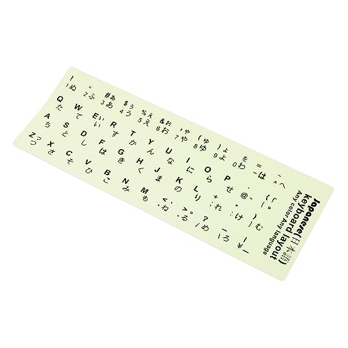 HOMOCONO 1 Blatt Tastatur-Glüh-Aufkleber Alphabet-Aufkleber Tastaturaufkleber Computer buchstaben aufkleber Keyboard sticker Aufkleber für Laptop-Tastatur Desktop-Tastaturaufkleber von HOMOCONO