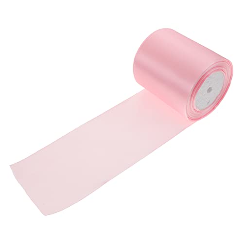 HOMOCONO 1 Rolle 10cm Band Klammer Blumenverpackungsbänder Hochzeitsstraußband Exquisites Geschenkband Handgefertigtes Band Geschenkband Multifunktionsbänder Banddekor Rosa Polyester von HOMOCONO