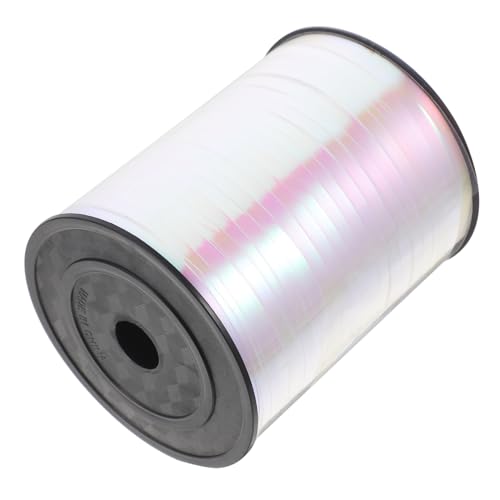 HOMOCONO 1 Rolle Regenbogenband gekräuseltes Kräuselband Geburtstagsdekoration holografisches Band Wickelband Ballonständer ribbon bandfeile Partyverpackungsband Bastelverpackungsband pp von HOMOCONO