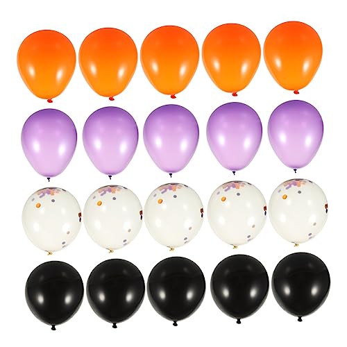 HOMOCONO 1 Satz Halloween-ballon Stanzballon Halloween-partyballons Einzigartiges Ballondekor Süßes Oder Saures Ballon Ballons Geburtstagsfeier Anzüge Para De Fiestas Emulsion von HOMOCONO