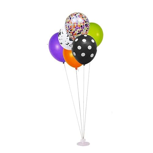 HOMOCONO 1 Set Halloween Luftballons Set Konfetti Luftballons Emulsions Oder Spinnen Luftballons Folienballons von HOMOCONO