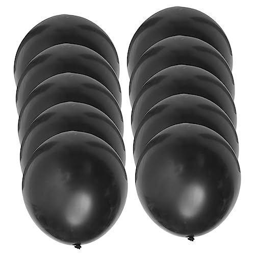 HOMOCONO 10St großer Ballon große luftballons große ballons luftbalons luftballone Luftballons zur Babyparty Hochzeitsballons Luftballons für Geburtstagsfeier Ballonbogen-Set Emulsion Black von HOMOCONO