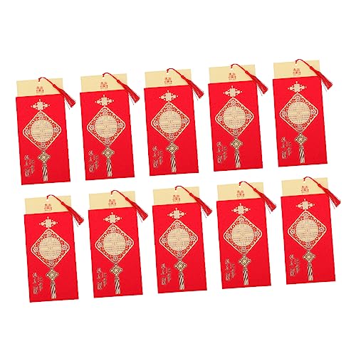 HOMOCONO 10pcs Chinesische Einladungen Im Stil Von Chinesischen Stilen Papier Romantische Hochzeitseinladungskarten von HOMOCONO