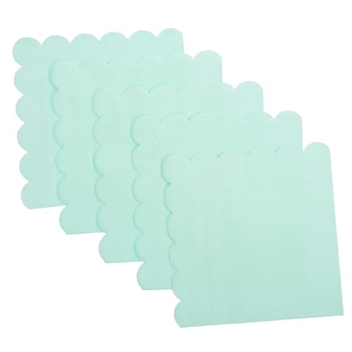 HOMOCONO 20 Blätter Party-seidenpapier Mittagsservietten Frühstücksservietten Geburtstagsfeier Serviette Gästeservietten Party-dinner-servietten 2024 Neujahrspartyzubehör Light Green von HOMOCONO