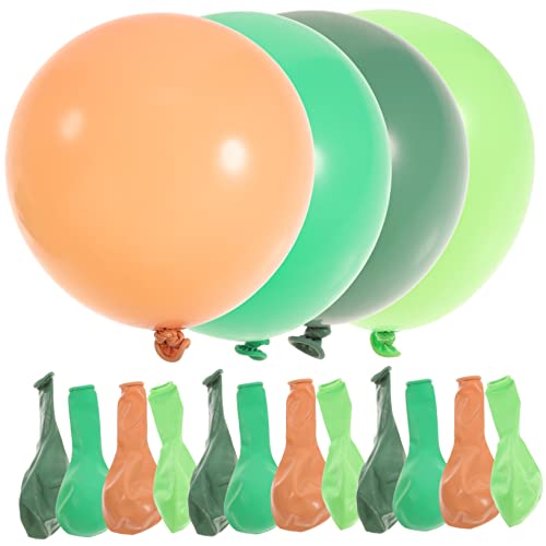 HOMOCONO 20St Grünes Ballon-Set Ballongas luftballons Geburtstagsfeierballons Festivalballons geburtstagsfeier dekoration Geburtstagsfeier Latexballons Partyballons Dekorationen Emulsion von HOMOCONO