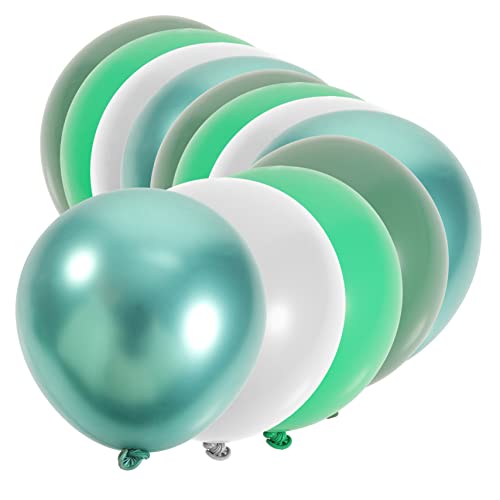 HOMOCONO 20St Grünes Ballon-Set Luftballons zum Geburtstag Dekorationen für Dschungel-Themenpartys Ballongas party mitgebsel kinder Geburtstagsfeier Latexballons Feiertagsballons Emulsion von HOMOCONO