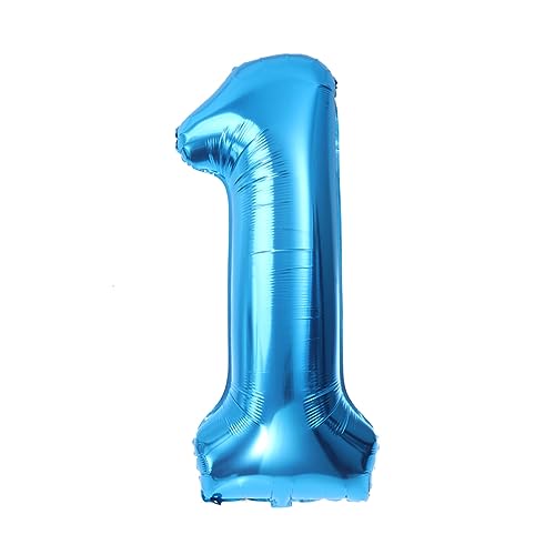 HOMOCONO 25 Teiliges Babyballon Set Für Den Ersten Geburtstag Zahlenballon Sternballons Latexballons Dekoration Für Geburtstagsfeiern Und von HOMOCONO