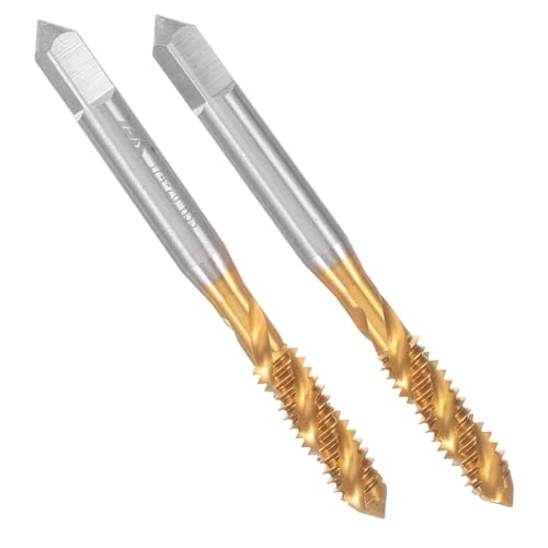 HOMOCONO 2St Spiralbohrer werkzeug-set metall bohrer drill bits rost stop drill+bit Schneidgewindebohrer-Set Ersatz-Zackenbohrer Bohrer für Holz Metallbohrer Hochgeschwindigkeitsstahl von HOMOCONO