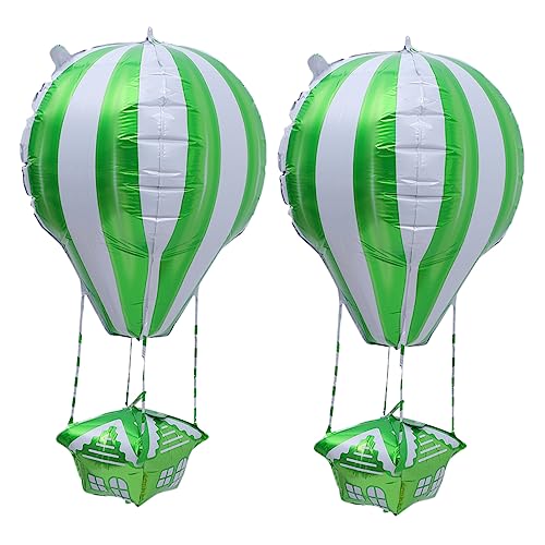 HOMOCONO 2st Ballon Flugzeugspielzeug Für Kinder Flugzeugspielzeug Für Jungen Kinder Fliegendes Spielzeug Heißfolienverzierungen Heiß Hängen Flugzeugspielzeug Für Babys Aluminiumfolie von HOMOCONO