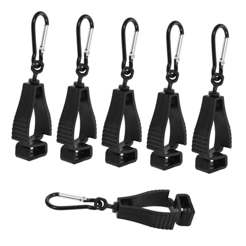 HOMOCONO 6 Stück Handschuhhalter-clips Handschuh-clips Für Arbeitshandschuhhalter, Bauhandschuhe, Karabiner, Kletterhandschuhe, Klemmen, Duty-gürtel, Handschuhhalter von HOMOCONO