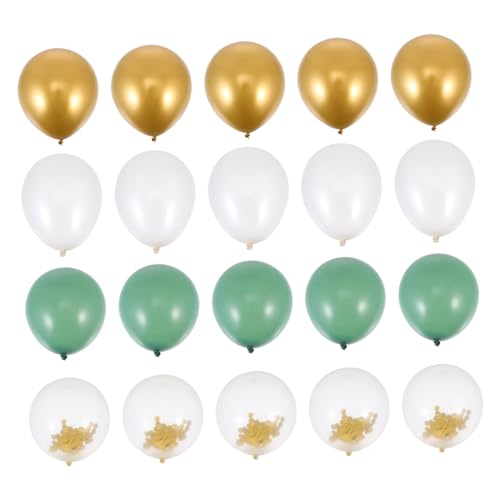 HOMOCONO Metallic Latex Ballons Set Avocado Bunte Party Dekoration Für Hochzeiten Geburtstage Und Feiern Farbreiche Luftballons Für Unvergessliche Anlässe von HOMOCONO