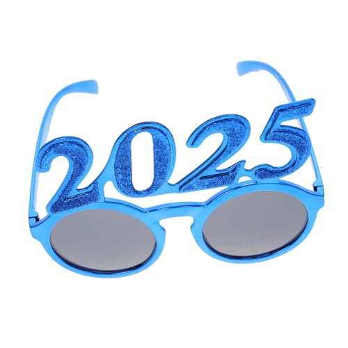 HOMOCONO Neujahrs-sonnenbrillen-requisite, Lustige 2025-sonnenbrille, Neujahrsnummer-brille, Frohes Neues Jahr-sonnenbrille, Silvester-party-dekoration, Neujahrs-foto-requisite von HOMOCONO