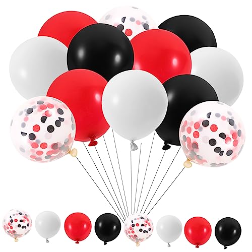 HOMOCONO Satz Partyballons Mit Band Bunte Luftballons Für Geburtstagsfeiern Hochzeiten Babypartys Riesige Stehende Happy Birthday Folienballons Für Festliche Dekorationen von HOMOCONO