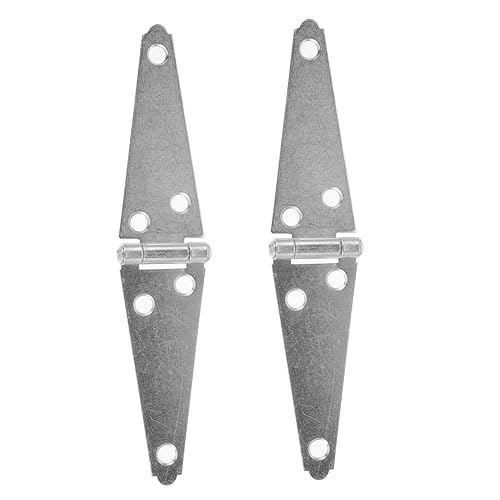 HOMOCONO Strap Hinge 100mm Schwerlast Torband Verzinkt Robuste Riemenscharniere Für Tore Und Türen Dekoratives Design Ideal Für Außenanwendungen von HOMOCONO