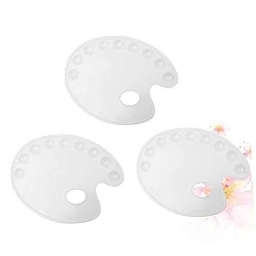 3 Stücke Ovales Farbmischbrett mit Löchern Malpalette für Wasserfarbe und Ölmalerei Leicht und Tragbar für Schule und Zuhause Weiß 3 Stücke Ovales Farbmischbrett mit Löchern Malpalette für Wasserfarbe und Ölmalerei Leicht und Tragbar für Schule und Zuhause Weiß von HOMSFOU