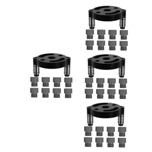 4 Sätze Holzbearbeitungs Vorrichtungen Kit Werkzeuge Holzbearbeitungs Positionierer Bohrlehre Tragbare Bohrführung Für Holzbearbeitung Bohrer Mittellehre Bohrführung Für HOMSFOU von HOMSFOU