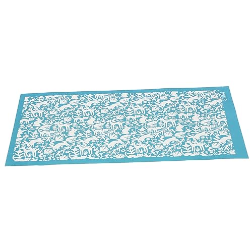 HOMSFOU 1 Blatt Kaninchen Ton Vorlage Schablone Bildschirm Handwerk Seide Polyester Blau HOMSFOU 1 Blatt Kaninchen Ton Vorlage Schablone Bildschirm Handwerk Seide Polyester Blau von HOMSFOU