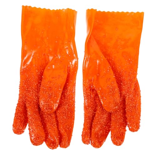 HOMSFOU 1 Paar Peeling-Handschuhe küchenhandschuhe handschuhe küche Handschuhe für Gemüseschäler Handschuhe für Kartoffelschäler Handschuhe zum Schälen von Gemüse Schälhandschuhe Rosy von HOMSFOU