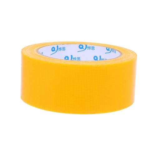 HOMSFOU 1 Rolle Farbiges Klebeband Teppichnahtband Teppichverbindungsband Sperrband Selbstklebendes Elektroband Doppelseitiges Teppichklebeband Möbelband Teppichbindeband Yellow von HOMSFOU