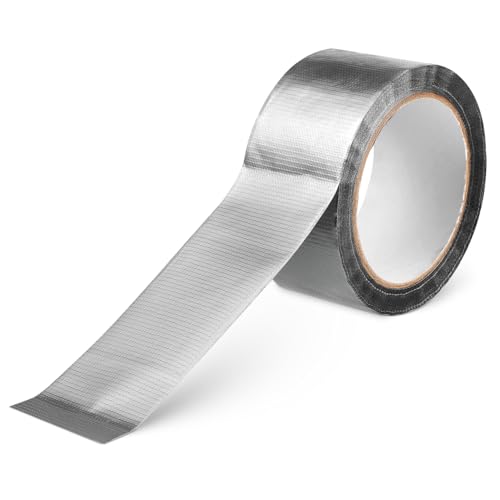 HOMSFOU 1 Rolle Klebeband Gartenband Kanaldichtband Verpackungs Band elektrisches Band Patchband abdichtungsband werkzeugkästen Bodenband Bauband Bastelband Stoffband Polyethylen Silver von HOMSFOU