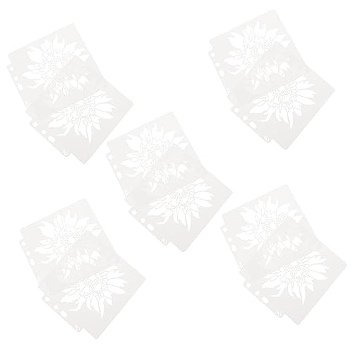 HOMSFOU 1 Satz Blüten Schablonen Wiederverwendbare Malvorlagen Für Projekte Für Erwachsene Beige Diy Malerei Und Basteln 10 Stück HOMSFOU 1 Satz Blüten Schablonen Wiederverwendbare Malvorlagen Für Projekte Für Erwachsene Beige Diy Malerei Und Basteln 10 Stück von HOMSFOU