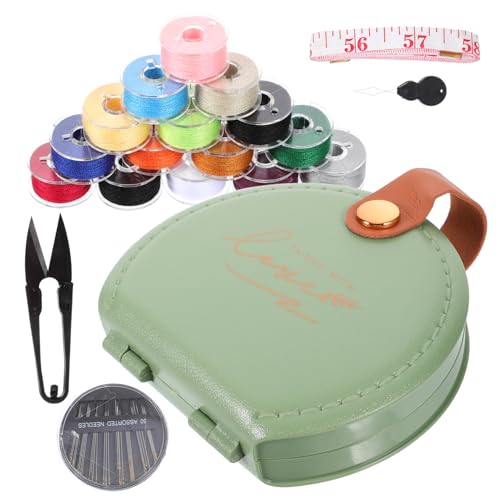 HOMSFOU 1 Satz Flickzeug klein Mindest Naht Zahnseide Mini-Nähset Stickwerkzeughalter Stickprojekttasche Reisekits für Reise -Mini Bastel-Organizer-Tasche Nähzubehör und Zubehör Abs Grün HOMSFOU 1 Satz Flickzeug klein Mindest Naht Zahnseide Mini-Nähset Stickwerkzeughalter Stickprojekttasche Reisekits für Reise -Mini Bastel-Organizer-Tasche Nähzubehör und Zubehör Abs Grün von HOMSFOU